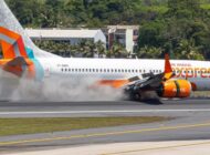 SERT İNİŞTE TEHLİKE ATLATTI !