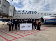 MİLAS-BODRUM SEZONUN İLK DIŞ HAT UÇUŞUNU KARŞILADI