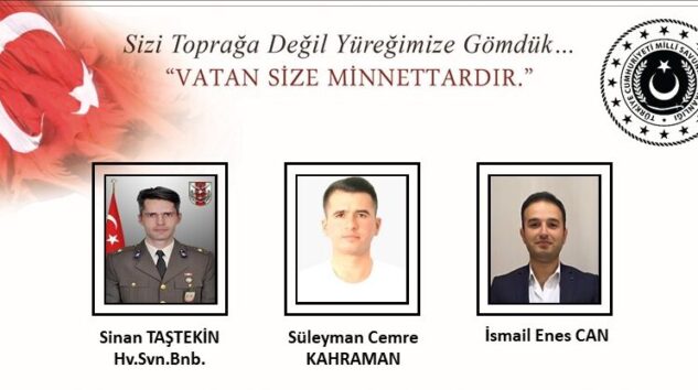 ŞEHİTLERİN İSİMLERİ AÇIKLANDI