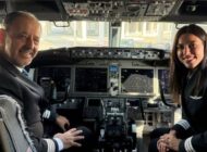 SON UÇUŞUNU KIZIYLA NOKTALADI