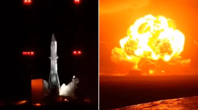 BLUE ORIGIN ROKETİ TEST SIRASINDA PATLADI
