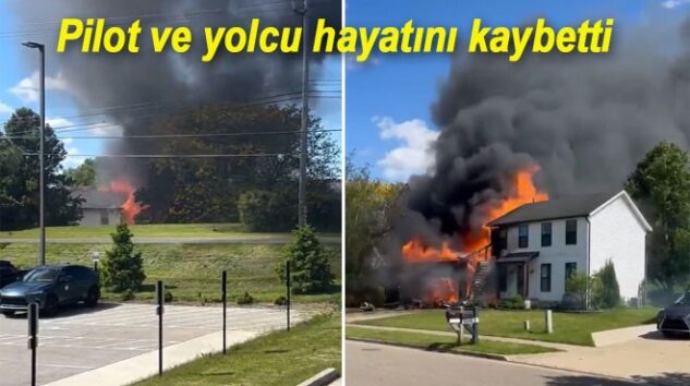 UÇAK EVİN ÜZERİNE DÜŞTÜ