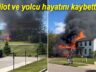 UÇAK EVİN ÜZERİNE DÜŞTÜ