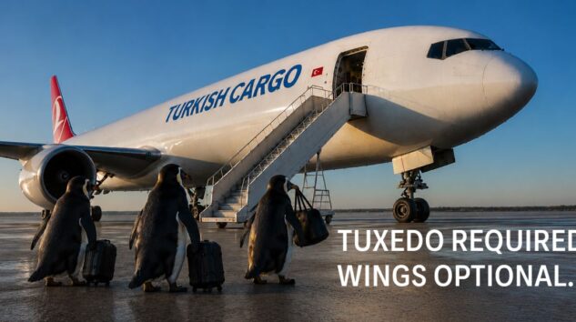 TURKISH CARGO ÜÇ PENGUENİ JAKARTA’YA TAŞIDI