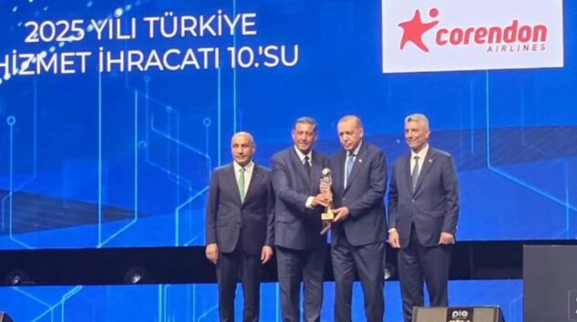 CORENDON AIRLINES, İHRACAT ŞAMPİYONLARI LİSTESİNDE