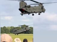 CH-47 CHİNOOK İKİ TEKER ÜZERİNDE GERİ GİTTİ