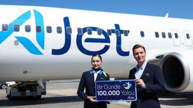 AJET, BİR GÜNDE 101 BİN YOLCU TAŞIYARAK REKOR KIRDI