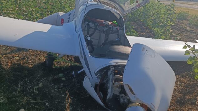 AYJET’E AİT EĞİTİM UÇAĞI KAZA KRIMA UĞRADI