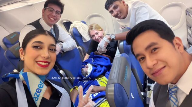 GÖKYÜZÜNDE BEBEK HEYECANI! JAZEERA AIRWAYS UÇAĞINDA DOĞUM