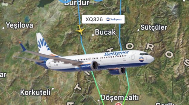 SUNEXPRESS UÇAĞI GERİ DÖNDÜ
